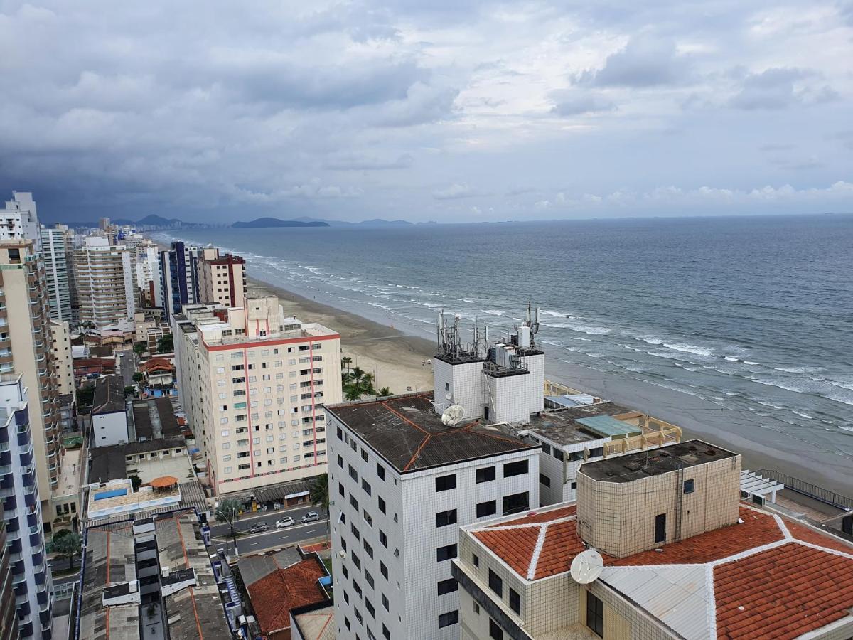 Lindo Apartamento Pe Na Areia Praia Grande  Ngoại thất bức ảnh